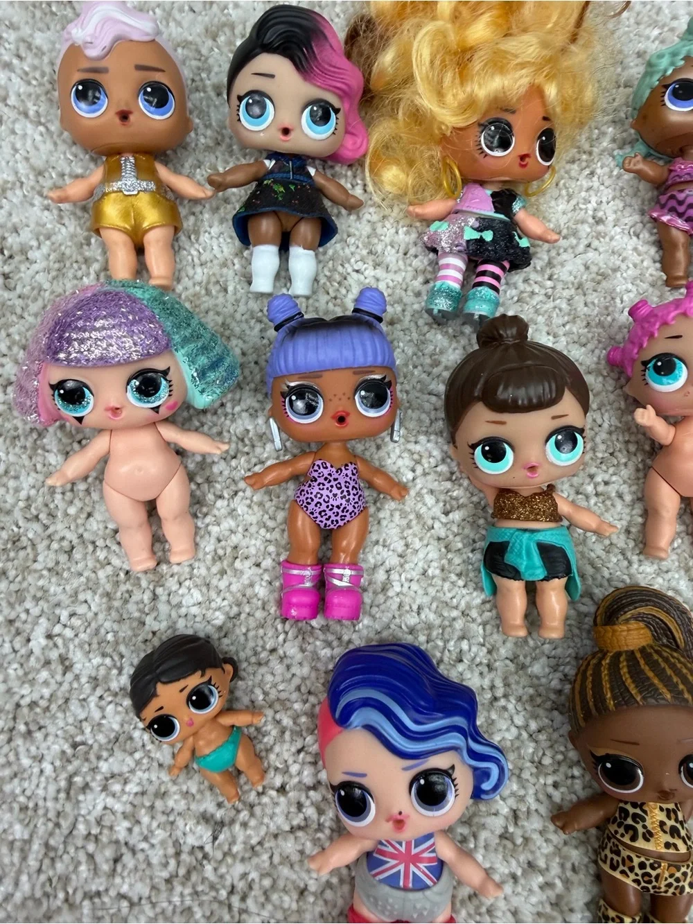 LOL Surprise Fashion Dolls Mini Figures Lot Bundle of 14